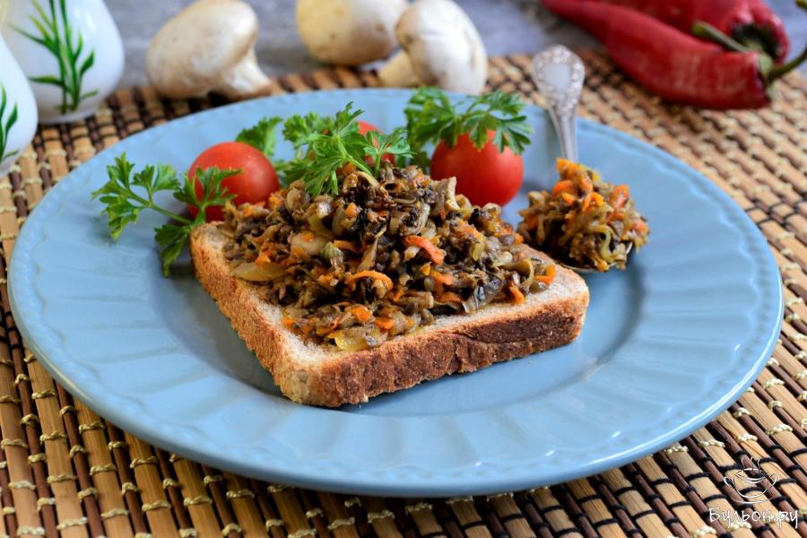 Икра из шампиньонов