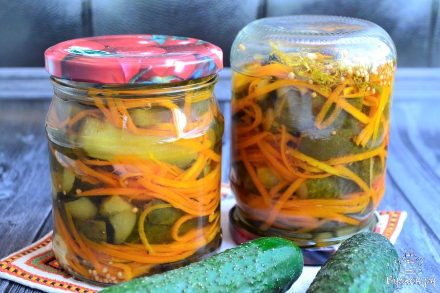 Огурцы маринованные по-корейски на зиму