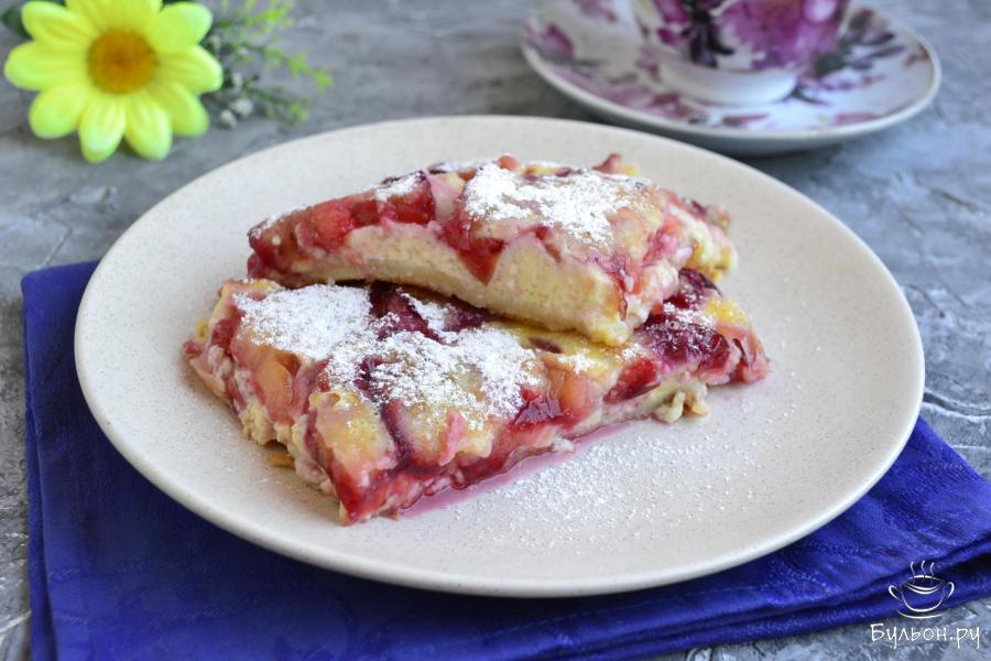 Клафути со сливами