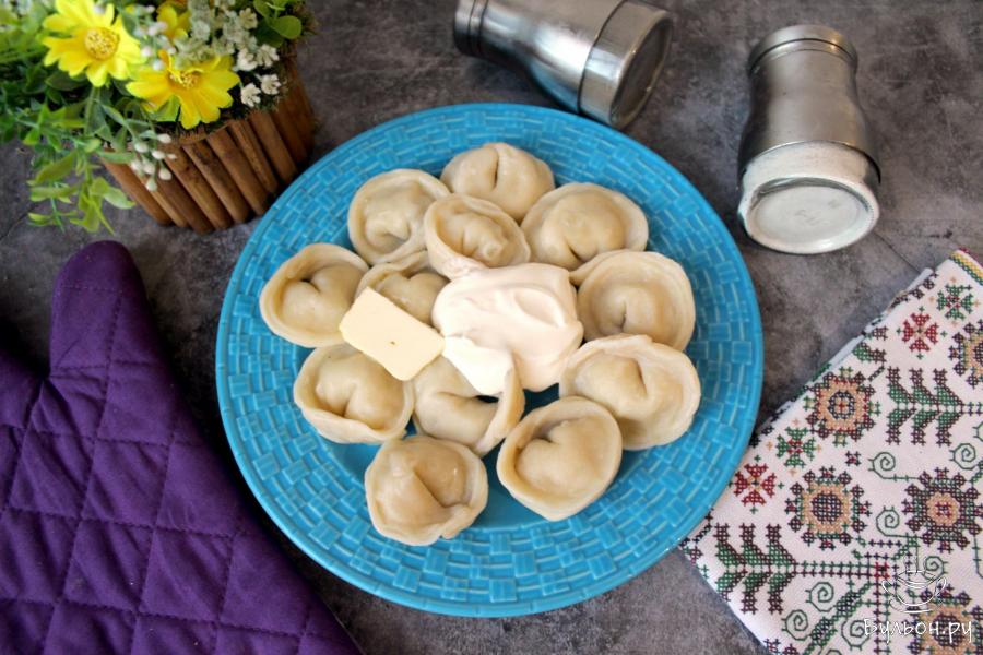 Пельмени на тесте с молоком