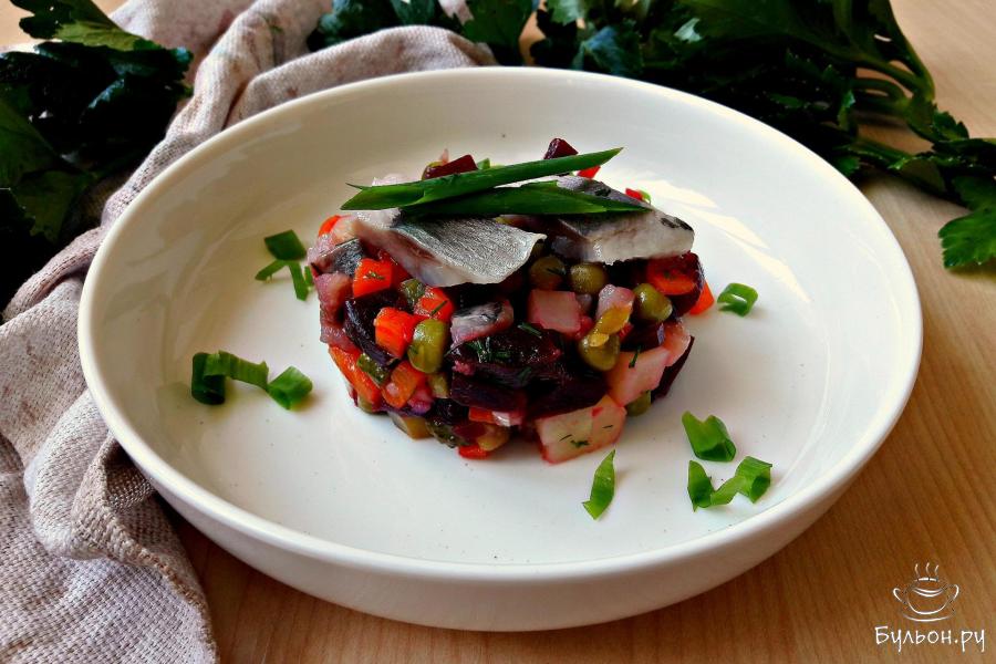 Винегрет с сельдью