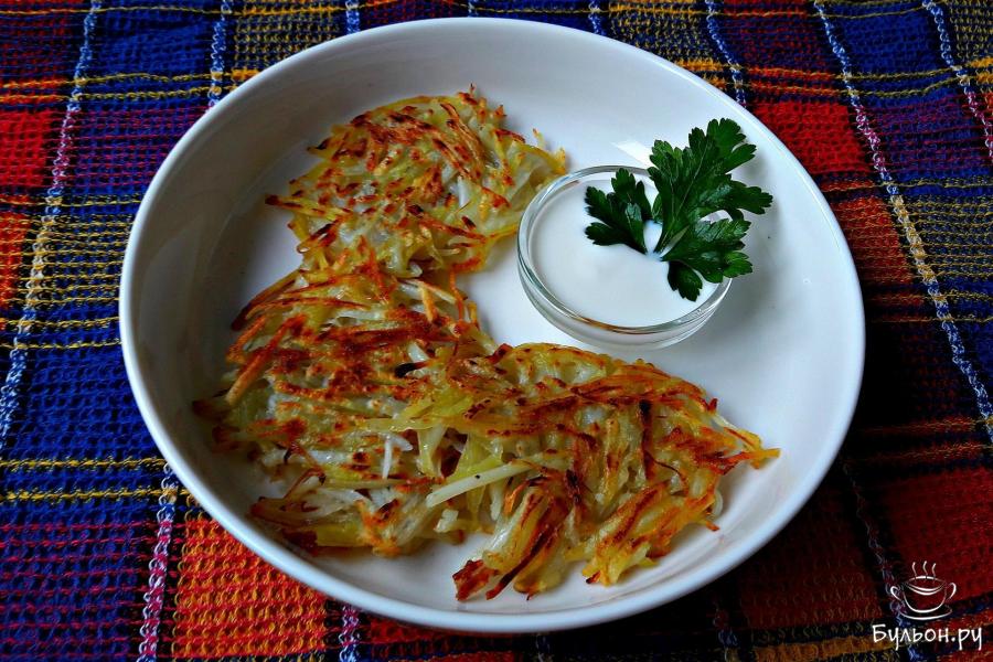 Хрустящие драники