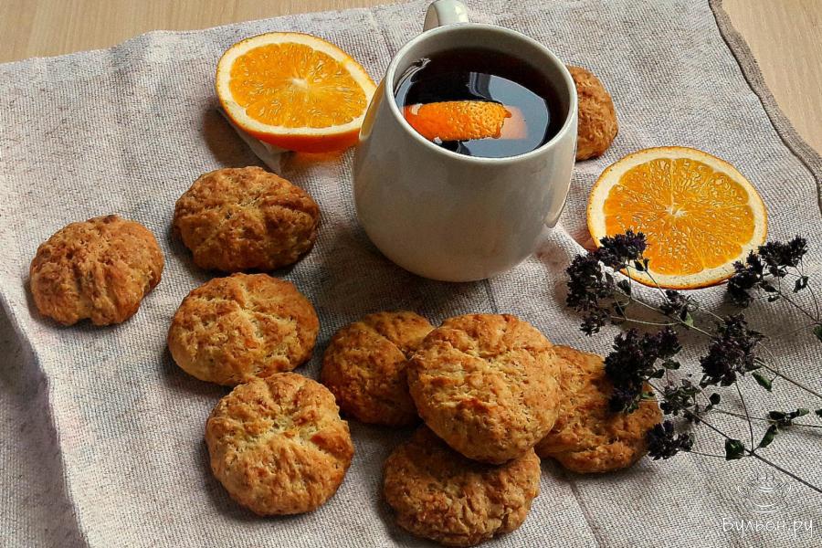 Апельсиновое печенье с пряностями