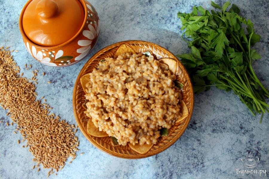 Каша из цельной полбы