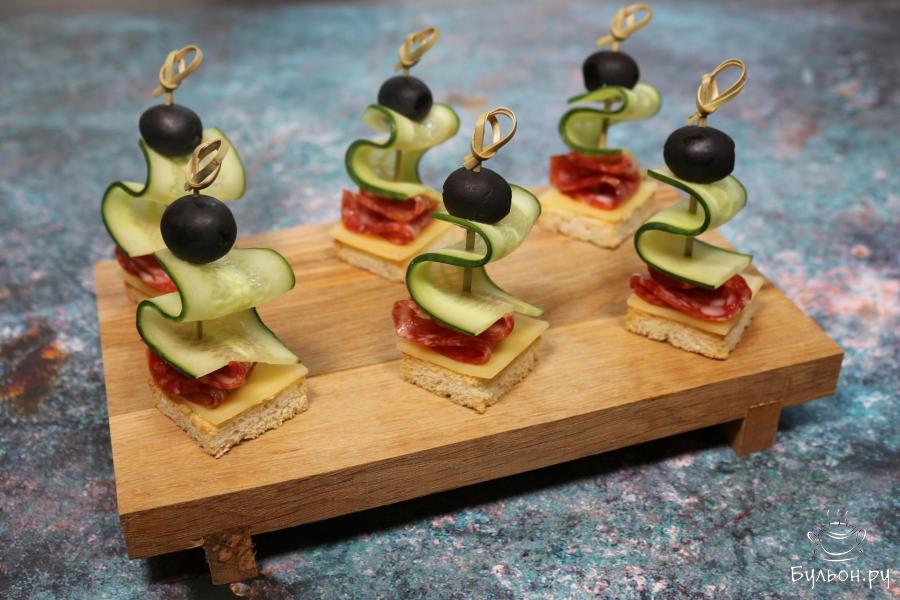 Праздничное канапе