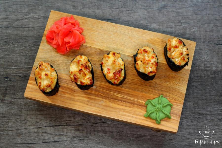 Гунканы суши с курицей
