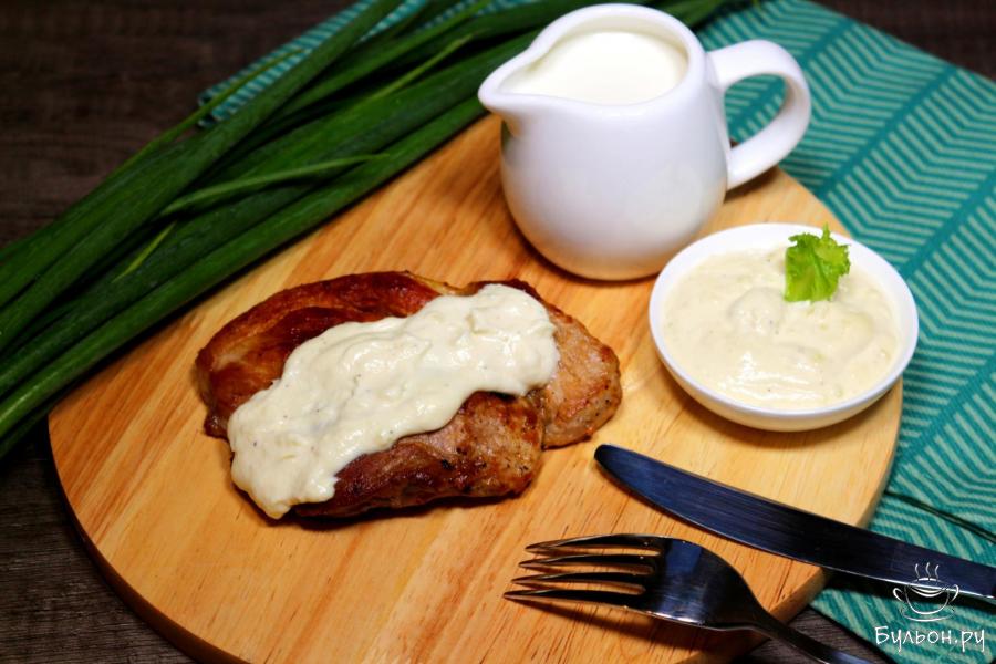 Чесночно-сливочный соус