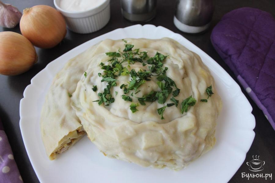 Ханум с картошкой и свининой