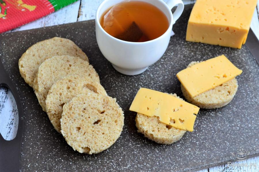 Хлеб в кружке, в микроволновке