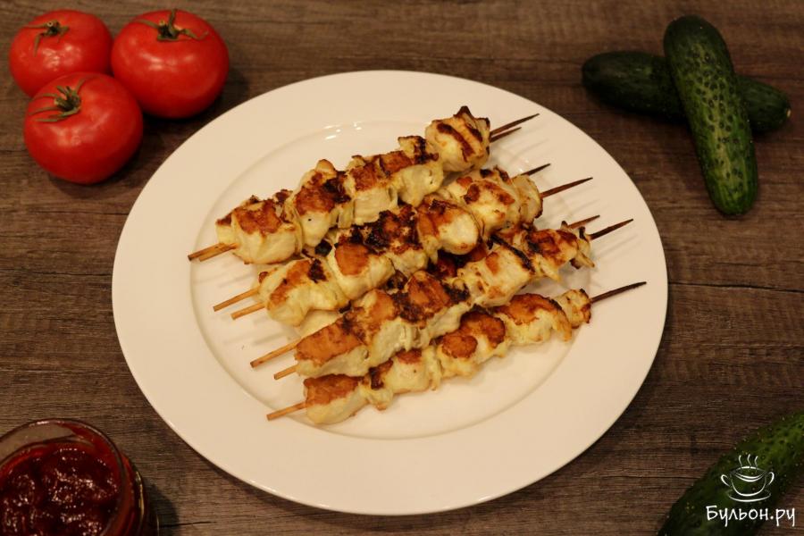 Шашлык из курицы на гриле