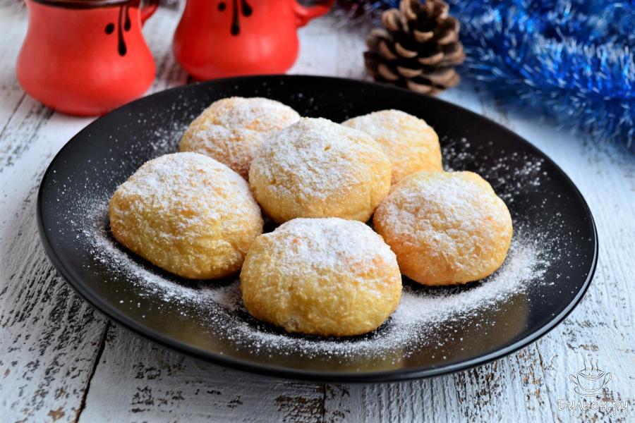 Творожно-кокосовое печенье