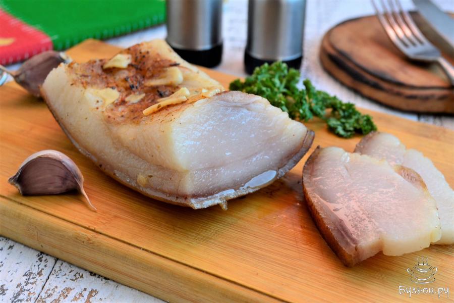 Рецепт сала вареного в пакете