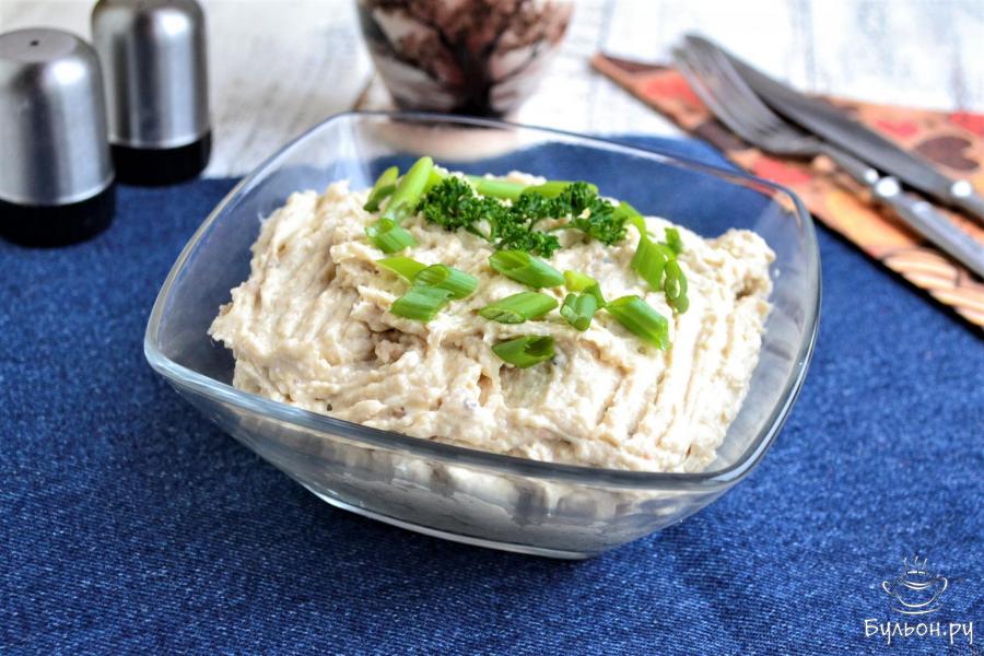 Форшмак из селедки с плавленым сыром