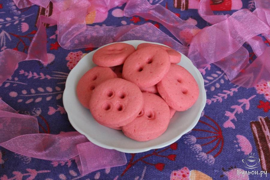 Песочное печенье "Ванильные пуговицы"