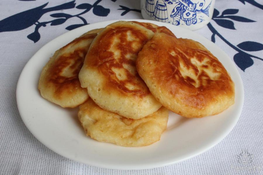 Кокосовые оладьи на заварном тесте