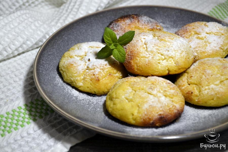 Сырники с овсяными хлопьями в духовке