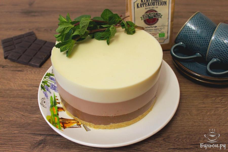 Торт "Три шоколада"