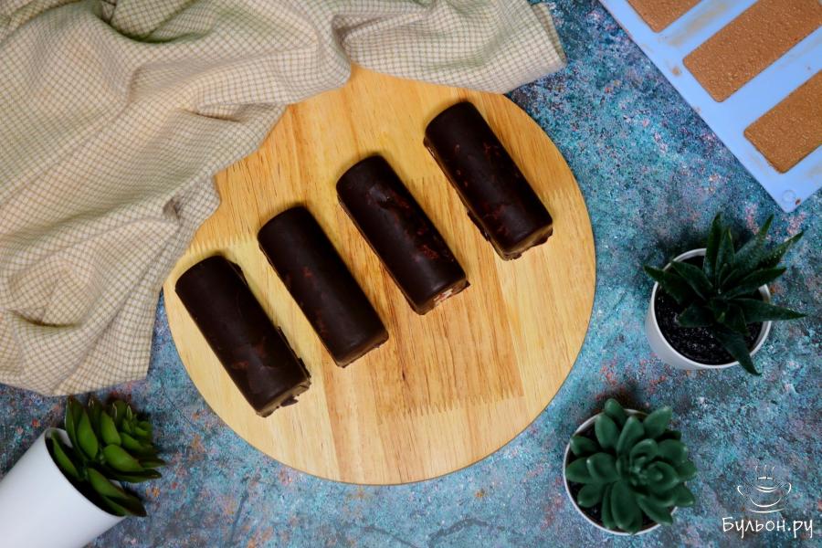 Ванильные глазированные сырки с джемом