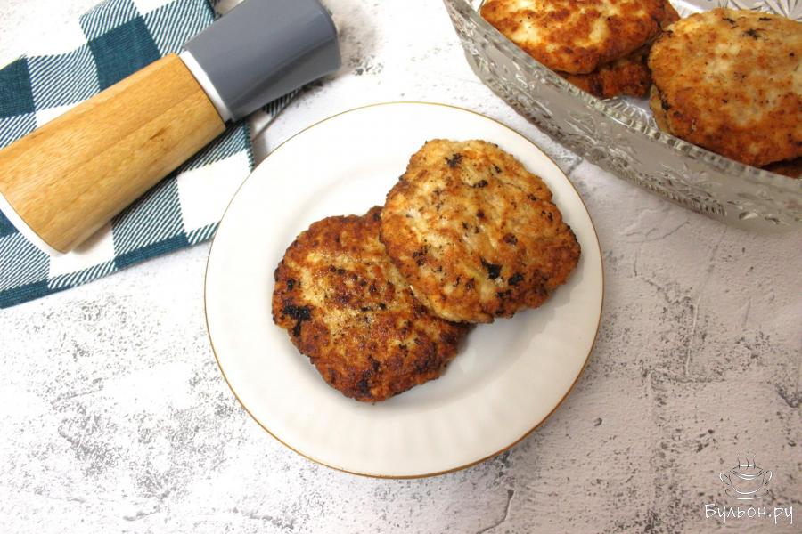 Котлеты из курицы со сливочным сыром