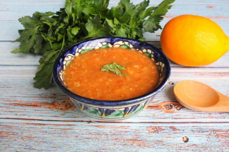 Турецкий чечевичный суп-пюре