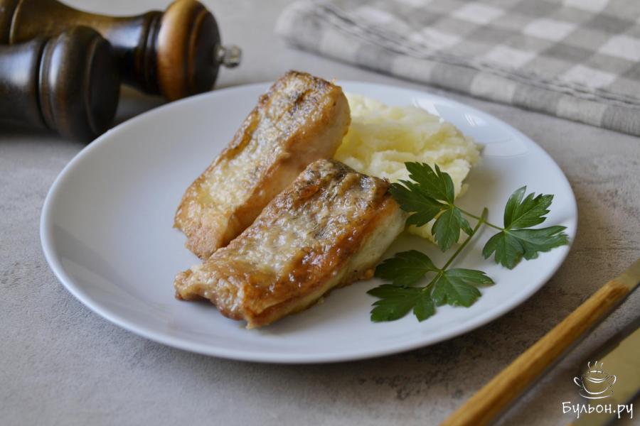 Щука жареная