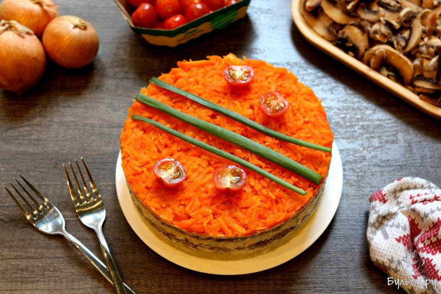 Салат рыжая шубка