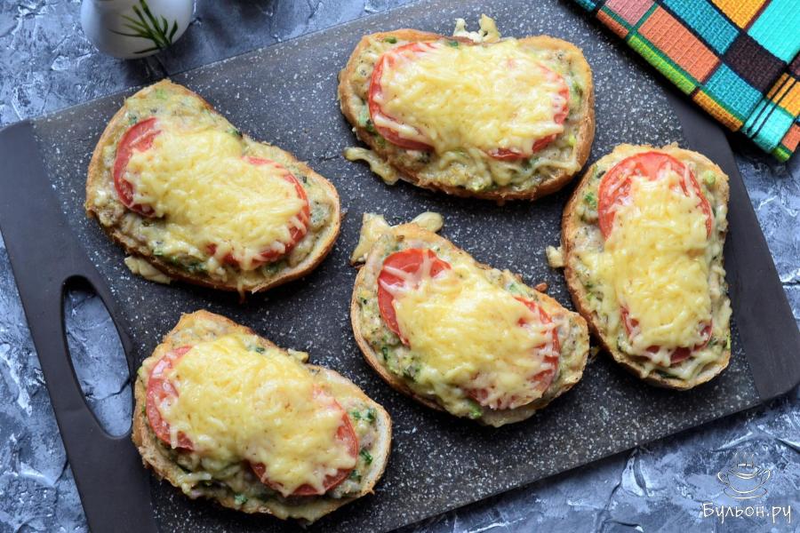 Горячие бутерброды с фаршем