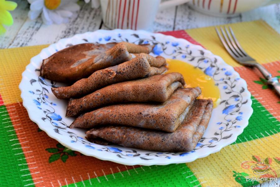 Блины на питьевом йогурте