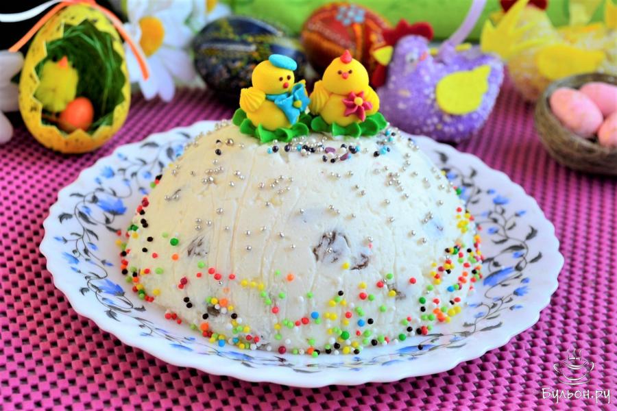 Творожная пасха без яиц
