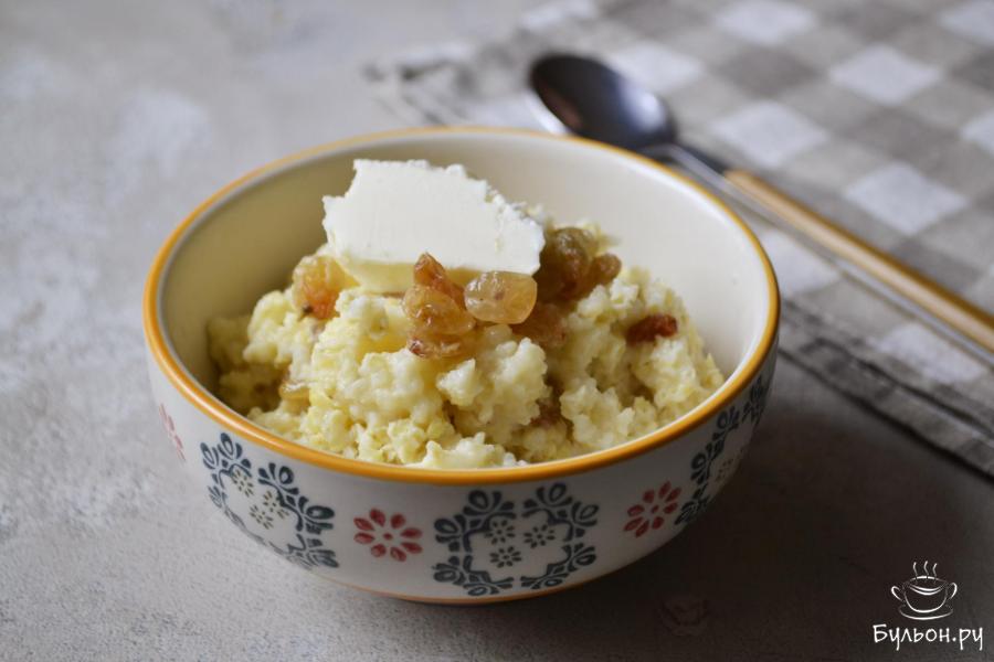 Пшенная молочная каша в мультиварке