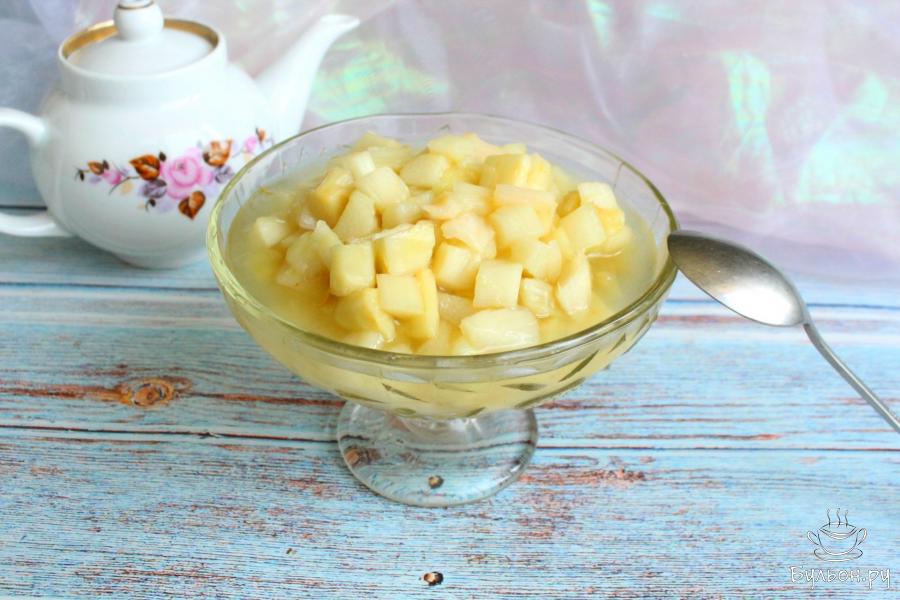 Классическое варенье из ревеня к чаю