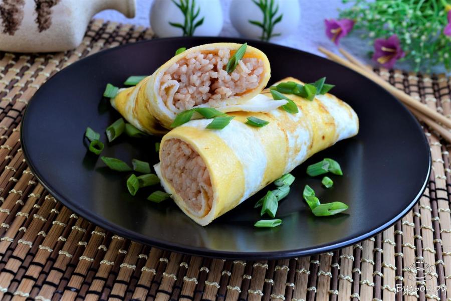 Японский омлет с рисом