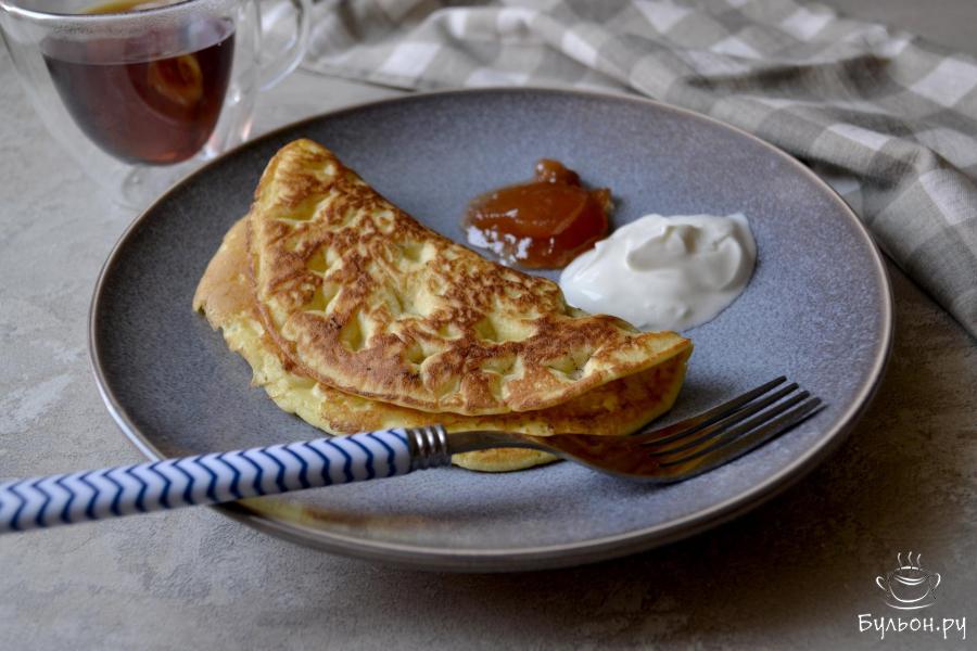 Толстые рисовые блины