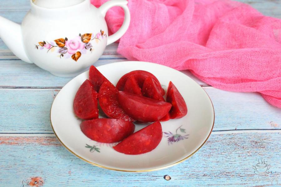 Клубника с апельсином без варки