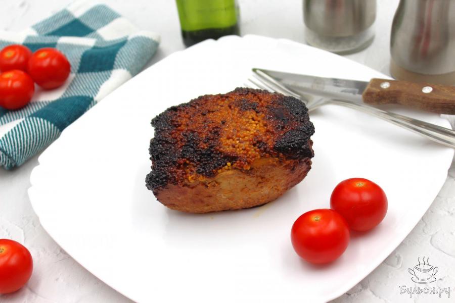 Свинина, запеченная в горчице