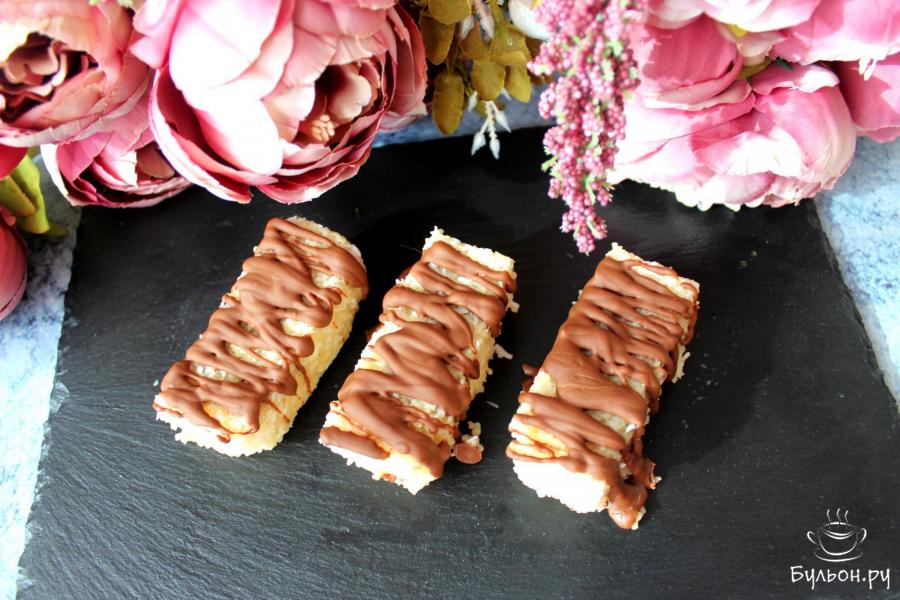 Десерт из кускуса с кокосовой стружкой