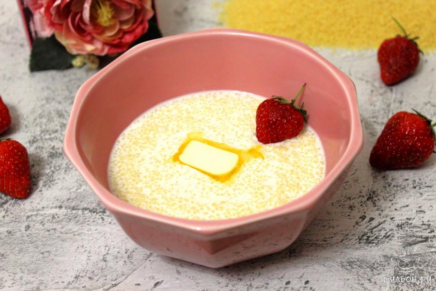 Молочная каша из кускуса