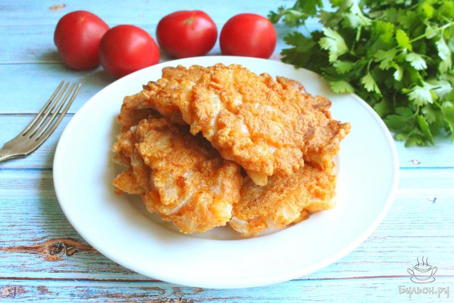 Луковые котлеты с паприкой