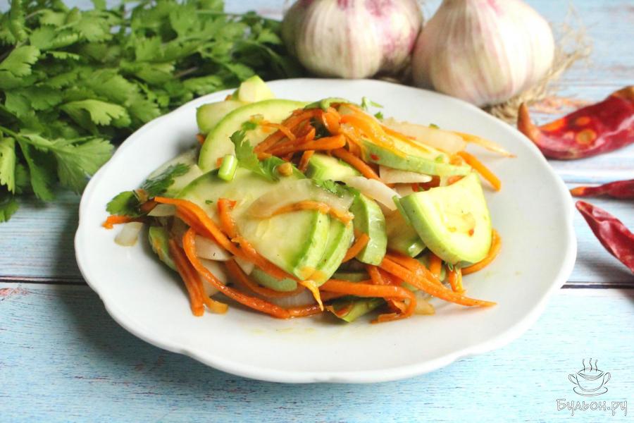 Хе из кабачков по-корейски