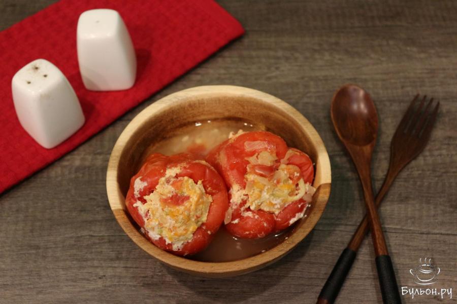 Перцы, фаршированные по-летнему