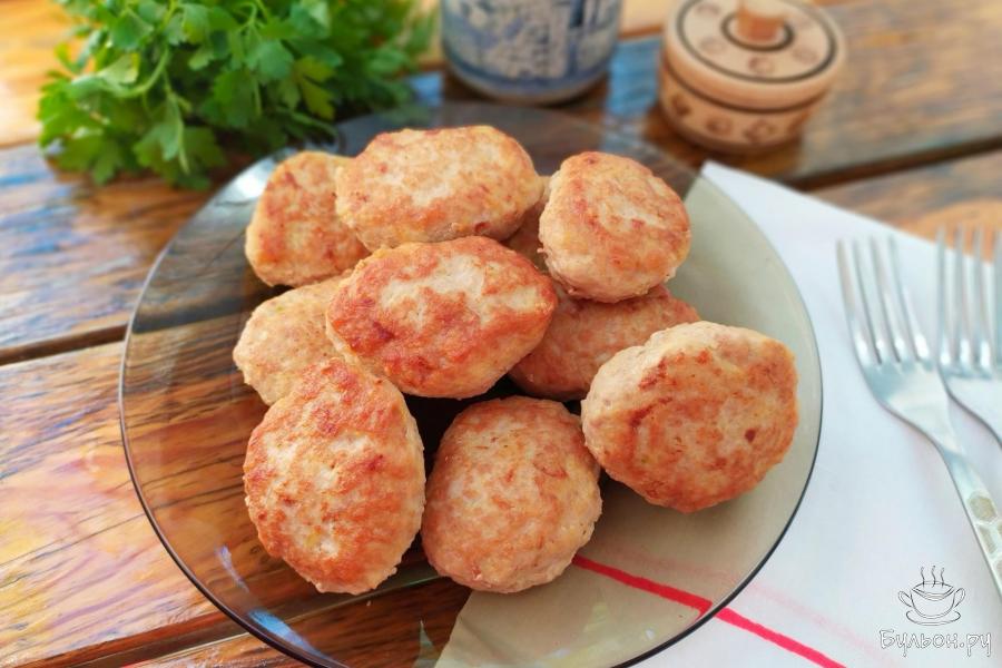 Котлеты из фарша и картофеля