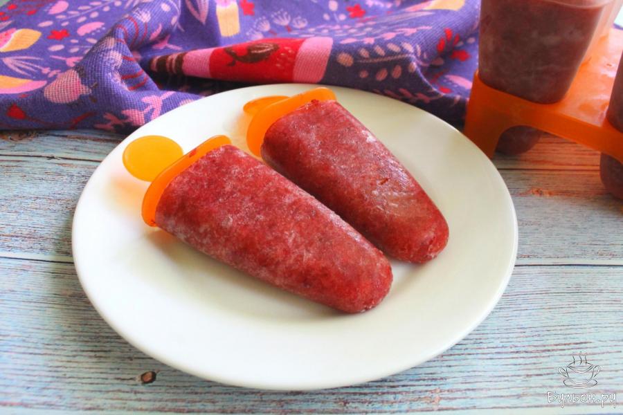 ПП бананово-клубничное мороженое