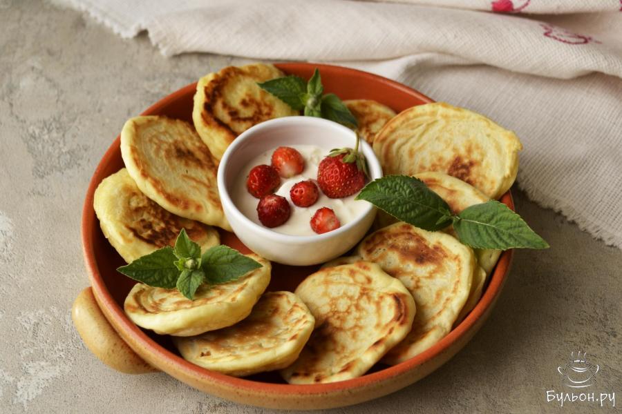 Оладьи на сметане