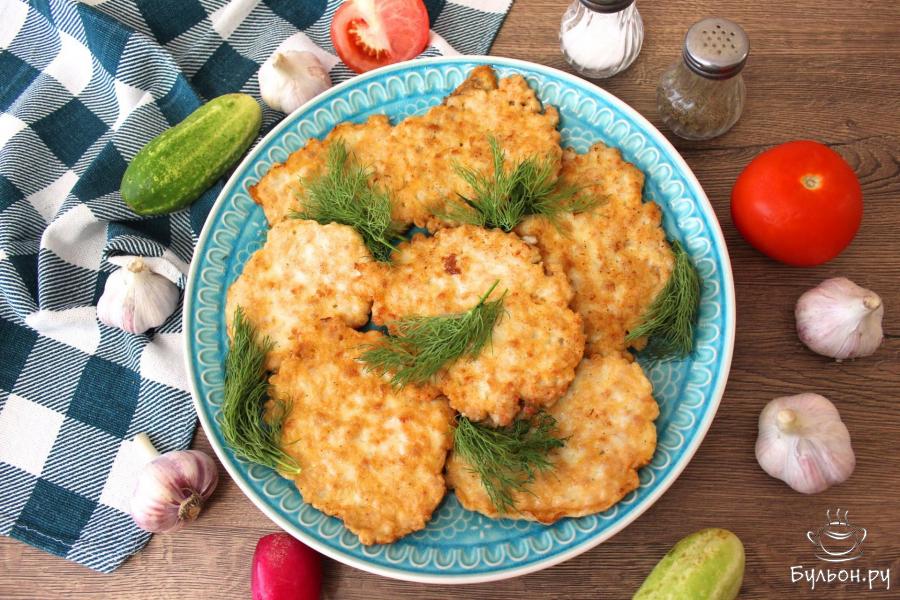 Ленивые отбивные из рубленой свинины