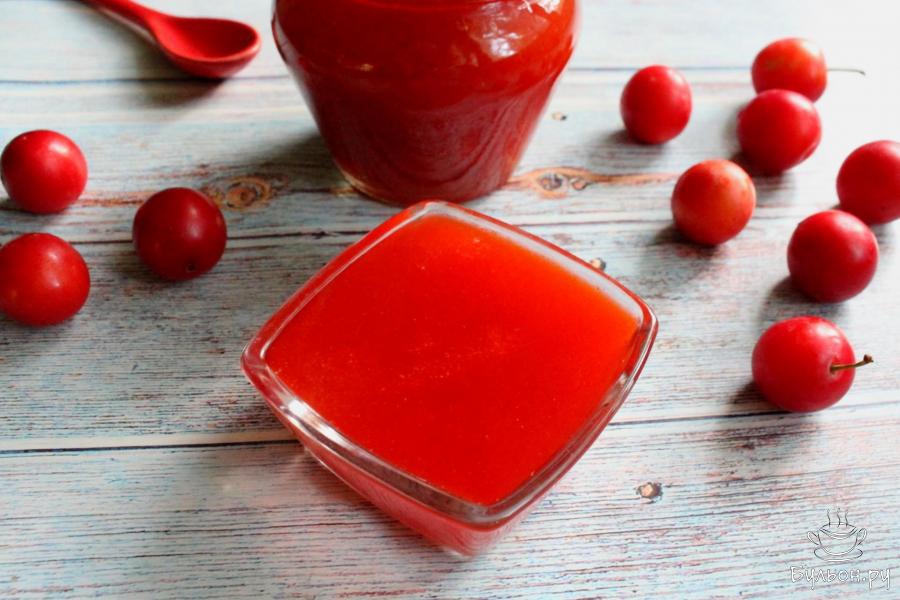 Джем из красной алычи или сливы