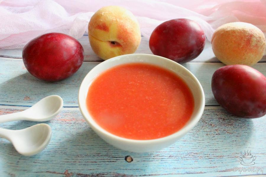 Персиково-сливовый джем