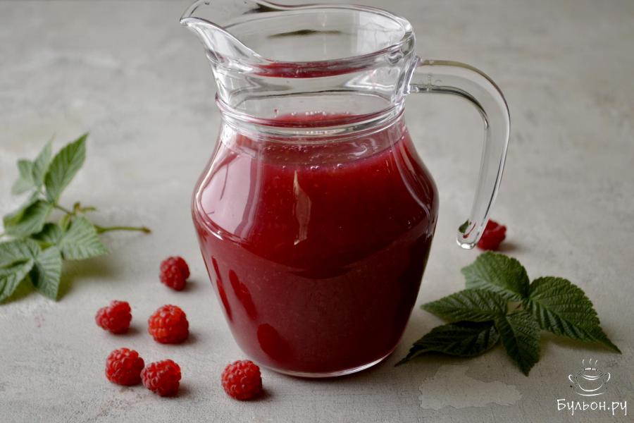 Кисель из свежей малины