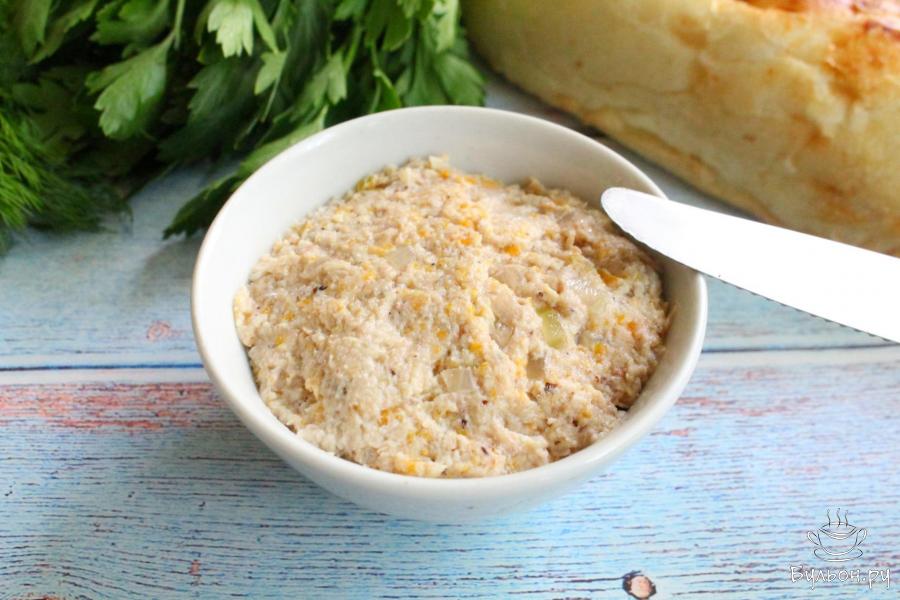 Паштет из вареной куриной грудки