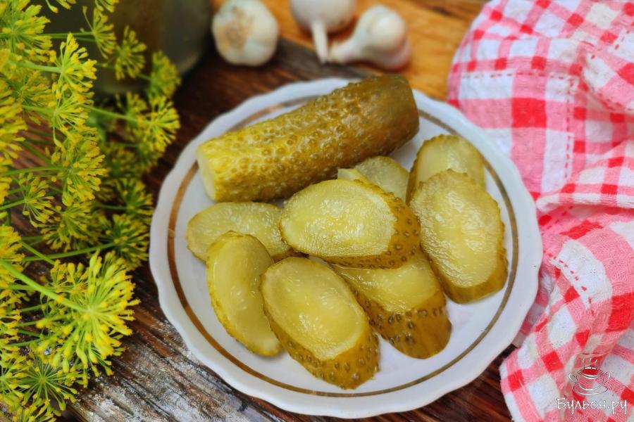 Малосольные огурцы "Трехдневные"