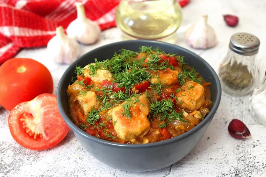 Пеппероната с курицей